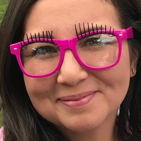 Fantastic costume glasses with lashes! Set of 4 - Picture 3 of 4